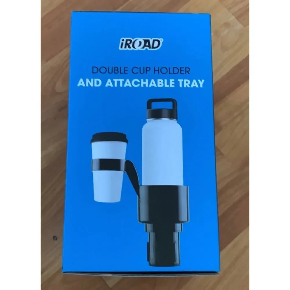 I‎ Road Double Cup Holder and attachable table